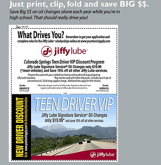 Printable New Driver Discount Card